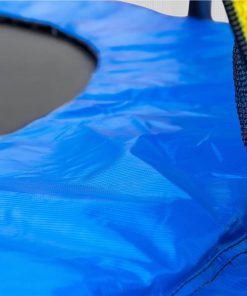 12FT Trampoline For Kids With Safety Enclosure Net, Ladder And 8 Wind Stakes, Round Outdoor Recreational Trampoline - Blue -rockbros-shop 12FT Trampoline for Kids with Safety Enclosure Net Ladder and 8 Wind Stakes Round Outdoor Recreational Trampoline 455339 4