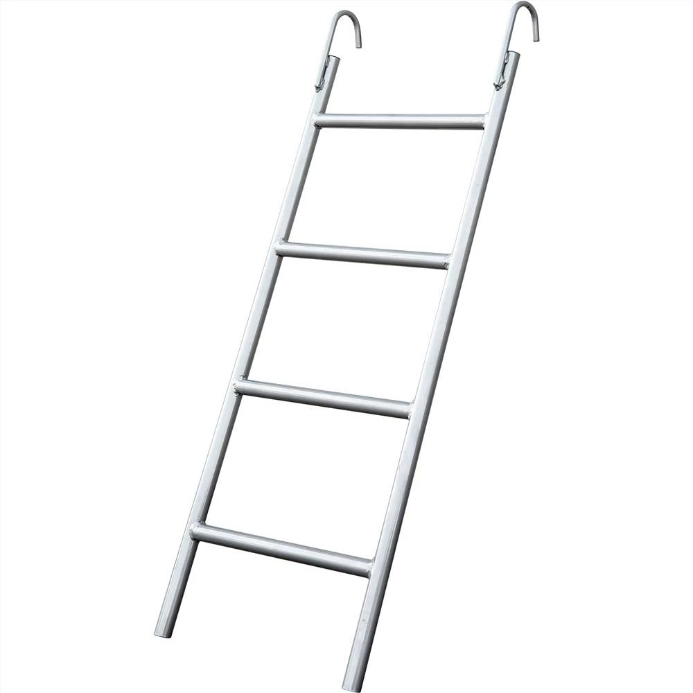 16FT Trampoline For Kids With 360-degree Safety Net, Ladder And Basketball Hook - Blue 7 16FT Trampoline For Kids With 360-degree Safety Net, Ladder And Basketball Hook - Blue - Image 5