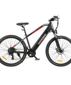 SAMEBIKE MY-275 10.4Ah 500W 48V 27.5inch Electric Bike 20mph Top Speed 80km Mileage Range Max Load 150kg Black