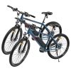 2PCS ELEGLIDE M1 Electric Bike 27.5 Inch 250W Hall Brushless Motor 36V 7.5Ah Removable Battery 25km/h Max Speed SHIMANO Shifter 21 Speeds Up To 65km Max Range IPX4 Aluminum Alloy Frame Dual Disk Brake Mountain Urban Bicycle - Dark Blue