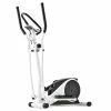 Merax Indoor Ergonomic Exercise Bike Elliptical Machine 8-level Resistance Adjustment Non-slip Pedal LCD Display Maximum Load 120kg - White -rockbros-shop 362a69af9a6e4952a35406e361165db3 475039 0
