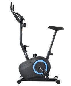 Merax Indoor Ergonomic Exercise Bike Resistance And Height Adjustment LCD Display With Cup Holders Maximum Load 120kg - Blue -rockbros-shop 39a4c9e2ae564bca9a6d8960fb2c14d7 475034 2