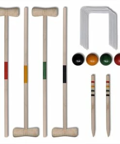 4 Player Wooden Croquet Set