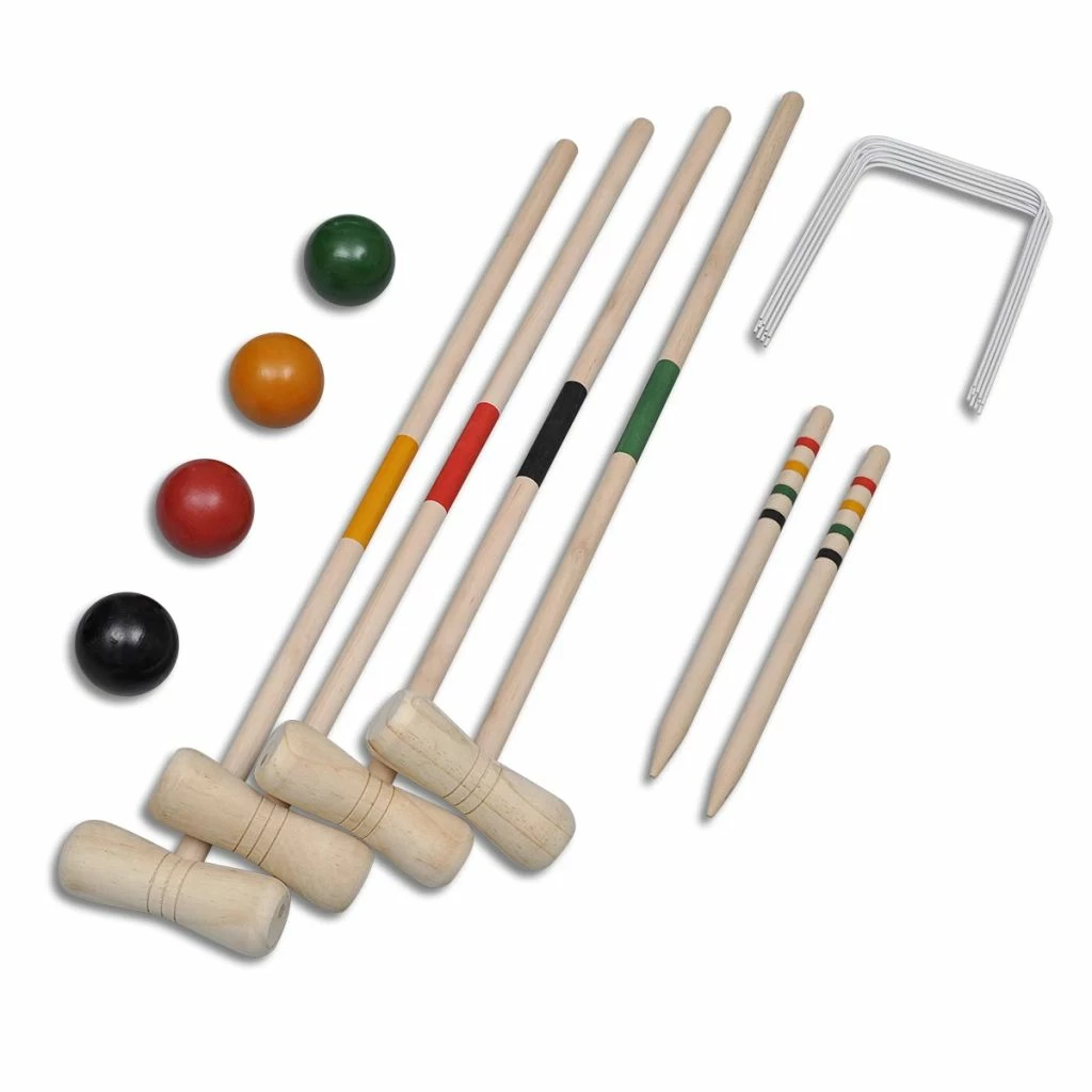 4 Player Wooden Croquet Set 3 4 Player Wooden Croquet Set - Image 2