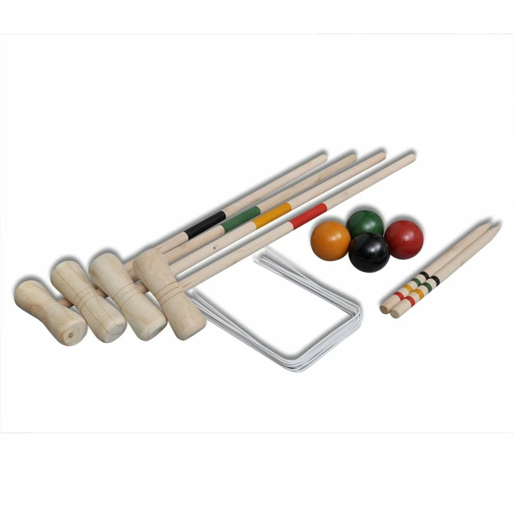 4 Player Wooden Croquet Set 4 4 Player Wooden Croquet Set - Image 3