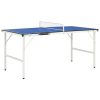 5 Feet Ping Pong Table With Net 152x76x66 Cm Blue -rockbros-shop 5 Feet Ping Pong Table with Net 152x76x66 cm Blue 428628 0