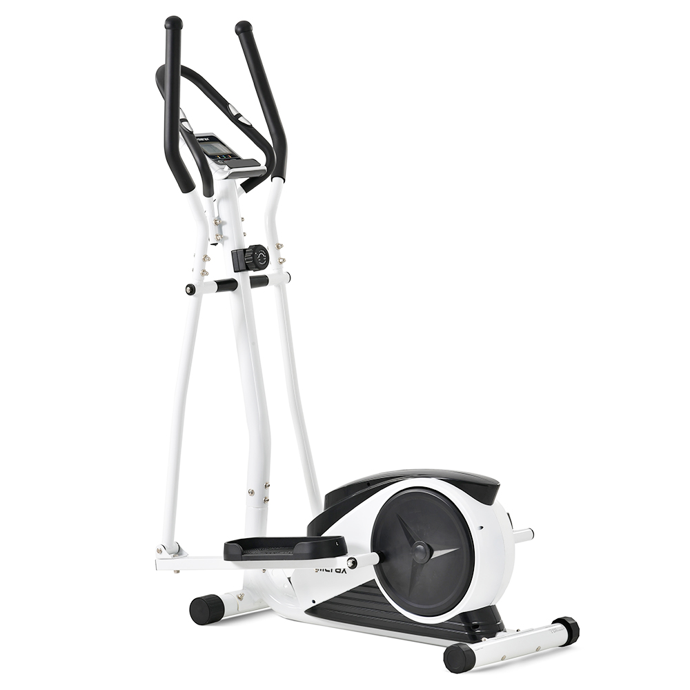 Merax Indoor Ergonomic Exercise Bike Elliptical Machine 8-level Resistance Adjustment Non-slip Pedal LCD Display Maximum Load 120kg - White Merax Indoor Ergonomic Exercise Bike Elliptical Machine 8-level Resistance Adjustment Non-slip Pedal LCD Display Maximum Load 120kg - White -rockbros-shop 5221fcbd4b5440b8b97267cfcd610df9 475039 2