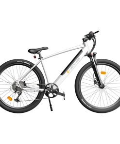 ADO D30C 36V 10.4Ah 250W 27.5in Electric Power Assist Bicycle 25km/h Max Speed 90km Mileage 9 Speed City Electric Bike Silver