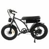 BEZIOR XF001 Retro Electric Bike 20*4.0 Inch Fat Tires 1000W Motor 12.5Ah 48V Battery 45Km/h Max Speed 120kg Max Load Shimano 7-Speed Dual Mechanical Disc Brakes Front & Rear Suspension Fork LCD Display - Black -rockbros-shop 6209cd716b9d426a8c58ae46c309b248 519237 1