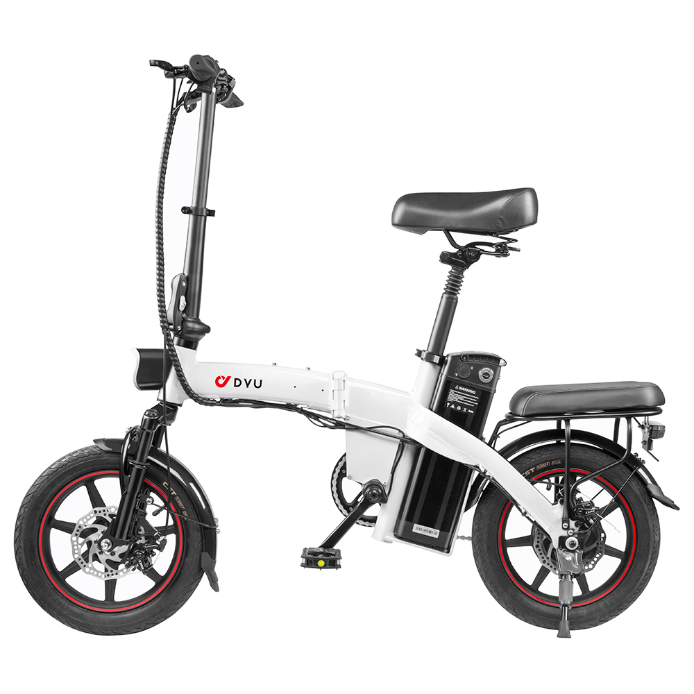 DYU A5 Electric Bicycle 350W Motor Max Speed 25km/h 36V 7.5Ah Battery 70km Max Range - White DYU A5 Electric Bicycle 350W Motor Max Speed 25km/h 36V 7.5Ah Battery 70km Max Range - White -rockbros-shop 6387d1f1ac704fe0a7ed39c57e3e4d53 507192 0