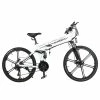 Samebike LO26-II Portable Folding Smart Electric Moped Bike 500W Motor Max 35km/h 26 Inch Tire - White -rockbros-shop 65b513cff0da4e7a892509fa783bc8fb 516990 0