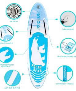 FunWater Polar Bear 320*83*15 Inch Inflatable Stand Up Paddling Board Adjustable Maximum Load 150kg 7 FunWater Polar Bear 320*83*15 Inch Inflatable Stand Up Paddling Board Adjustable Maximum Load 150kg -rockbros-shop 6e3f19a55b0849f6b744c944c43ce369 500280 5
