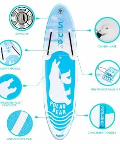 FunWater Polar Bear 320*83*15 Inch Inflatable Stand Up Paddling Board Adjustable Maximum Load 150kg 13 FunWater Polar Bear 320*83*15 Inch Inflatable Stand Up Paddling Board Adjustable Maximum Load 150kg -rockbros-shop 6e3f19a55b0849f6b744c944c43ce369 500280 5