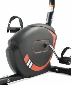 Merax Indoor Ergonomic Exercise Bike Seat Adjustment 8-level Resistance Adjustment LCD Display Maximum Load 120kg - Red -rockbros-shop 715e489824214f75a161fa2a4afa0fc3 475035 3