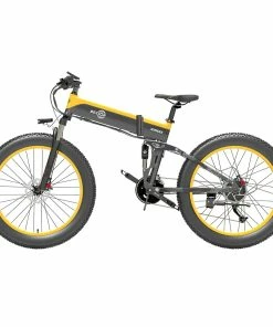 BEZIOR X1500 Folding Electric Mountain Bike 26*4.0 Inch Fat Tires 12.8Ah 48V 1500W 40Km/h 100KM Mileage Max Load 200KG Shimano 27-Speed Shifter - Black Yellow 8 BEZIOR X1500 Folding Electric Mountain Bike 26*4.0 Inch Fat Tires 12.8Ah 48V 1500W 40Km/h 100KM Mileage Max Load 200KG Shimano 27-Speed Shifter - Black Yellow -rockbros-shop 77b1ce6fc51548599b74ed67949c926a 519196 0