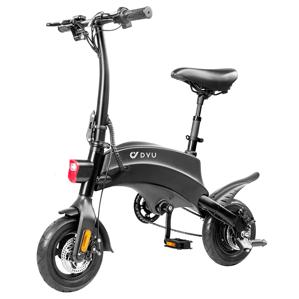 DYU S2 10Ah 240W 36V Folding Moped Electric Bike 10 Inch 25km/h Top Speed 5 DYU S2 10Ah 240W 36V Folding Moped Electric Bike 10 Inch 25km/h Top Speed - Image 3