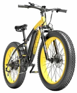 GOGOBEST GF600 Electric Bike 48V 13Ah Battery 1000W Motor 26x4.0 Inch Fat Tire Max Speed 40Km/h 110KM Power-assisted Mileage Range LCD Display IP54 Waterproof Aluminum Alloy Frame Shimano 7-speed Shift - Black Yellow 7 GOGOBEST GF600 Electric Bike 48V 13Ah Battery 1000W Motor 26x4.0 Inch Fat Tire Max Speed 40Km/h 110KM Power-assisted Mileage Range LCD Display IP54 Waterproof Aluminum Alloy Frame Shimano 7-speed Shift - Black Yellow -rockbros-shop 87f08446931a47b39afb1e702e4ec768 519224 0
