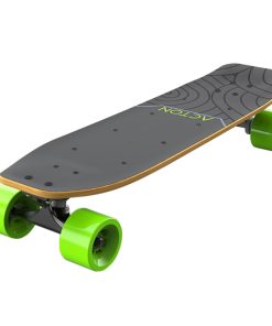 Xiaomi ACTON R1 Electric Skateboard Bluetooth Smart Remote Control LED Light Up To 12KM Range Canadian Maple Wood - Grey Green