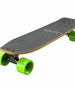 Xiaomi ACTON R1 Electric Skateboard Bluetooth Smart Remote Control LED Light Up To 12KM Range Canadian Maple Wood - Grey Green