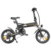 ADO A16 XE Folding Electric Bike 250W Geared Hub Motor 36V 7.5Ah Battery For 43 Mile Range 25km/h Max Speed - Black