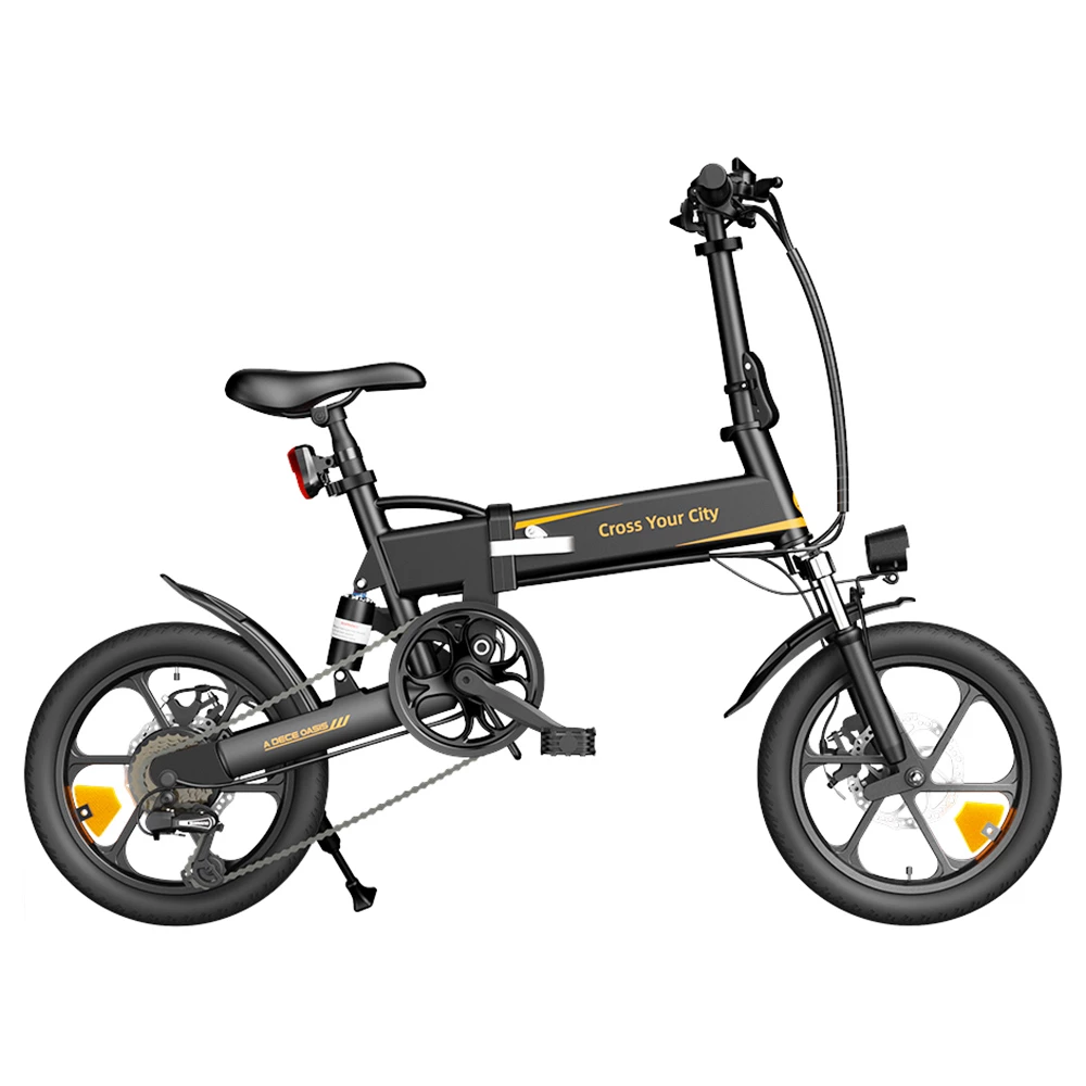 ADO A16 XE Folding Electric Bike 250W Geared Hub Motor 36V 7.5Ah Battery For 43 Mile Range 25km/h Max Speed - Black 3 ADO A16 XE Folding Electric Bike 250W Geared Hub Motor 36V 7.5Ah Battery For 43 Mile Range 25km/h Max Speed - Black