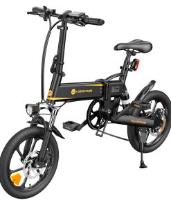 ADO A16 XE Folding Electric Bike 250W Geared Hub Motor 36V 7.5Ah Battery For 43 Mile Range 25km/h Max Speed - Black 6 ADO A16 XE Folding Electric Bike 250W Geared Hub Motor 36V 7.5Ah Battery For 43 Mile Range 25km/h Max Speed - Black -rockbros-shop ADO A16 XE Folding Electric Bike 250W Geared Hub Motor Black 517837 4