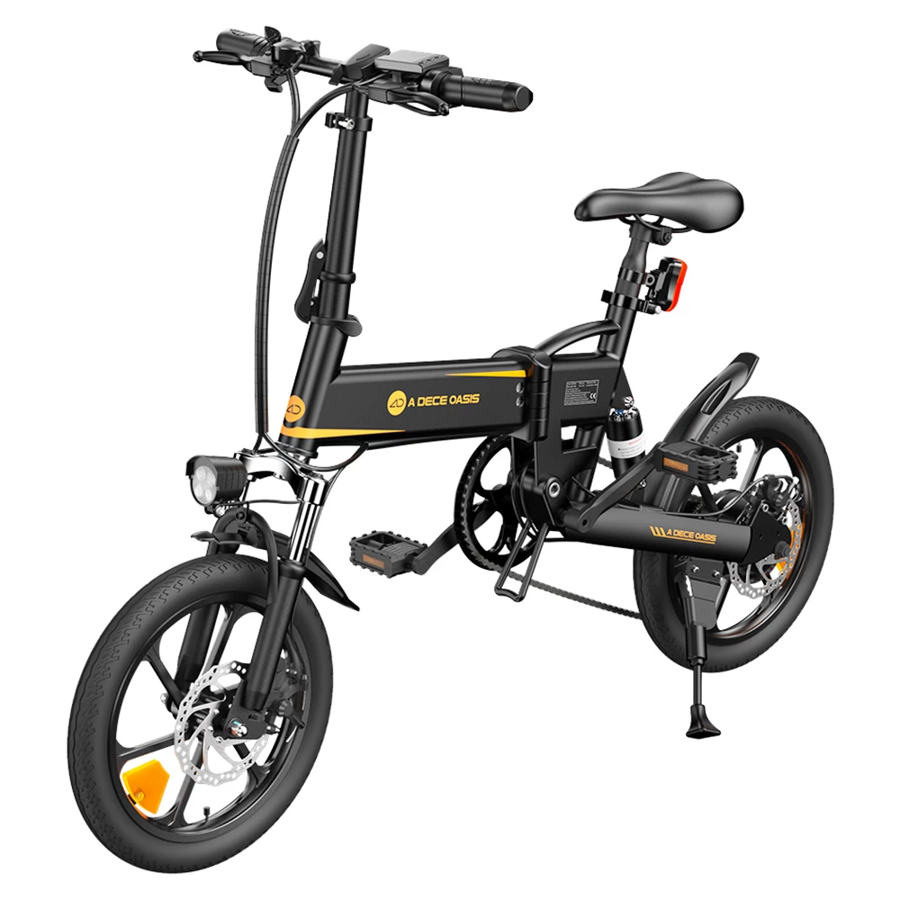 ADO A16 XE Folding Electric Bike 250W Geared Hub Motor 36V 7.5Ah Battery For 43 Mile Range 25km/h Max Speed - Black 7 ADO A16 XE Folding Electric Bike 250W Geared Hub Motor 36V 7.5Ah Battery For 43 Mile Range 25km/h Max Speed - Black - Image 5