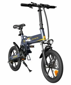 ADO A16 XE Folding Electric Bike 250W Geared Hub Motor 36V 7.5Ah Battery For 43 Mile Range 25km/h Max Speed - Grey 10 ADO A16 XE Folding Electric Bike 250W Geared Hub Motor 36V 7.5Ah Battery For 43 Mile Range 25km/h Max Speed - Grey -rockbros-shop ADO A16 XE Folding Electric Bike 250W Geared Hub Motor Grey 517839 2