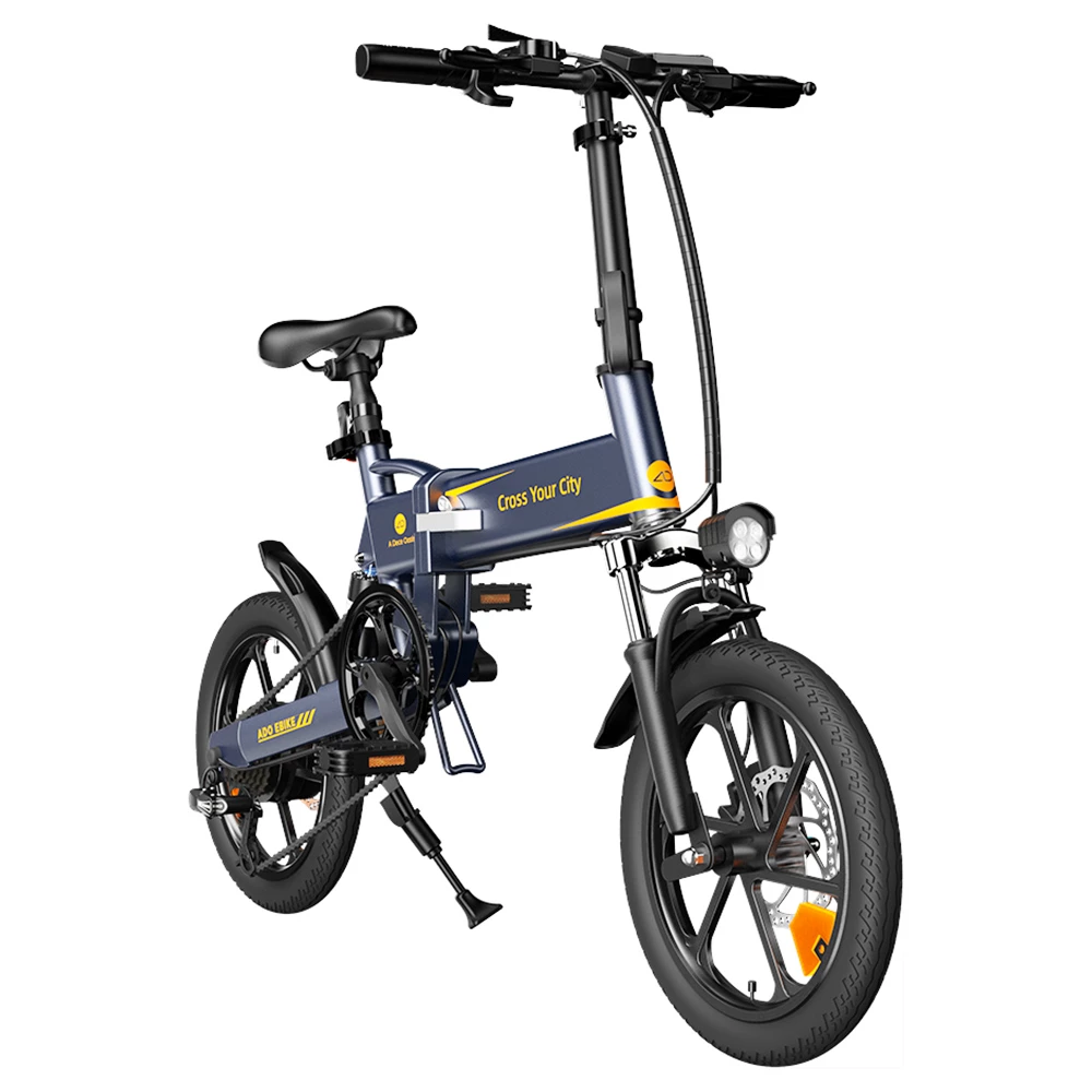 ADO A16 XE Folding Electric Bike 250W Geared Hub Motor 36V 7.5Ah Battery For 43 Mile Range 25km/h Max Speed - Grey 5 ADO A16 XE Folding Electric Bike 250W Geared Hub Motor 36V 7.5Ah Battery For 43 Mile Range 25km/h Max Speed - Grey - Image 3