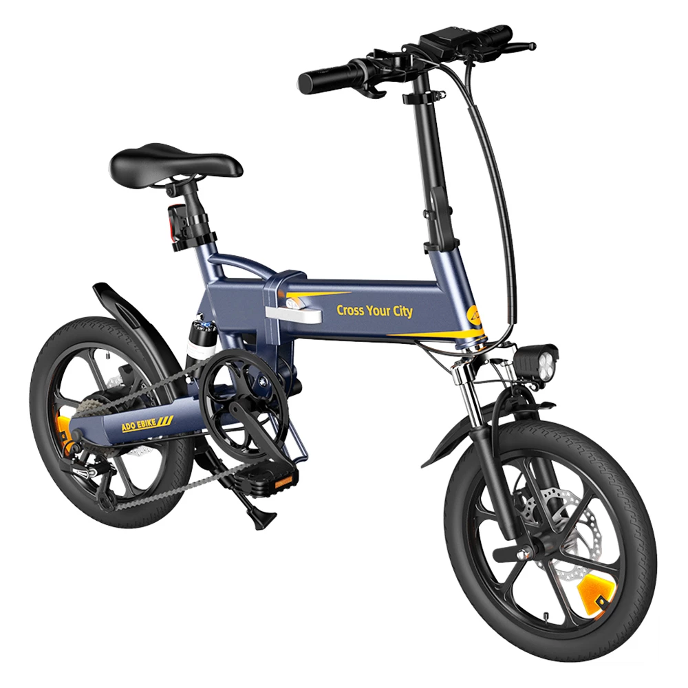 ADO A16 XE Folding Electric Bike 250W Geared Hub Motor 36V 7.5Ah Battery For 43 Mile Range 25km/h Max Speed - Grey 6 ADO A16 XE Folding Electric Bike 250W Geared Hub Motor 36V 7.5Ah Battery For 43 Mile Range 25km/h Max Speed - Grey - Image 4