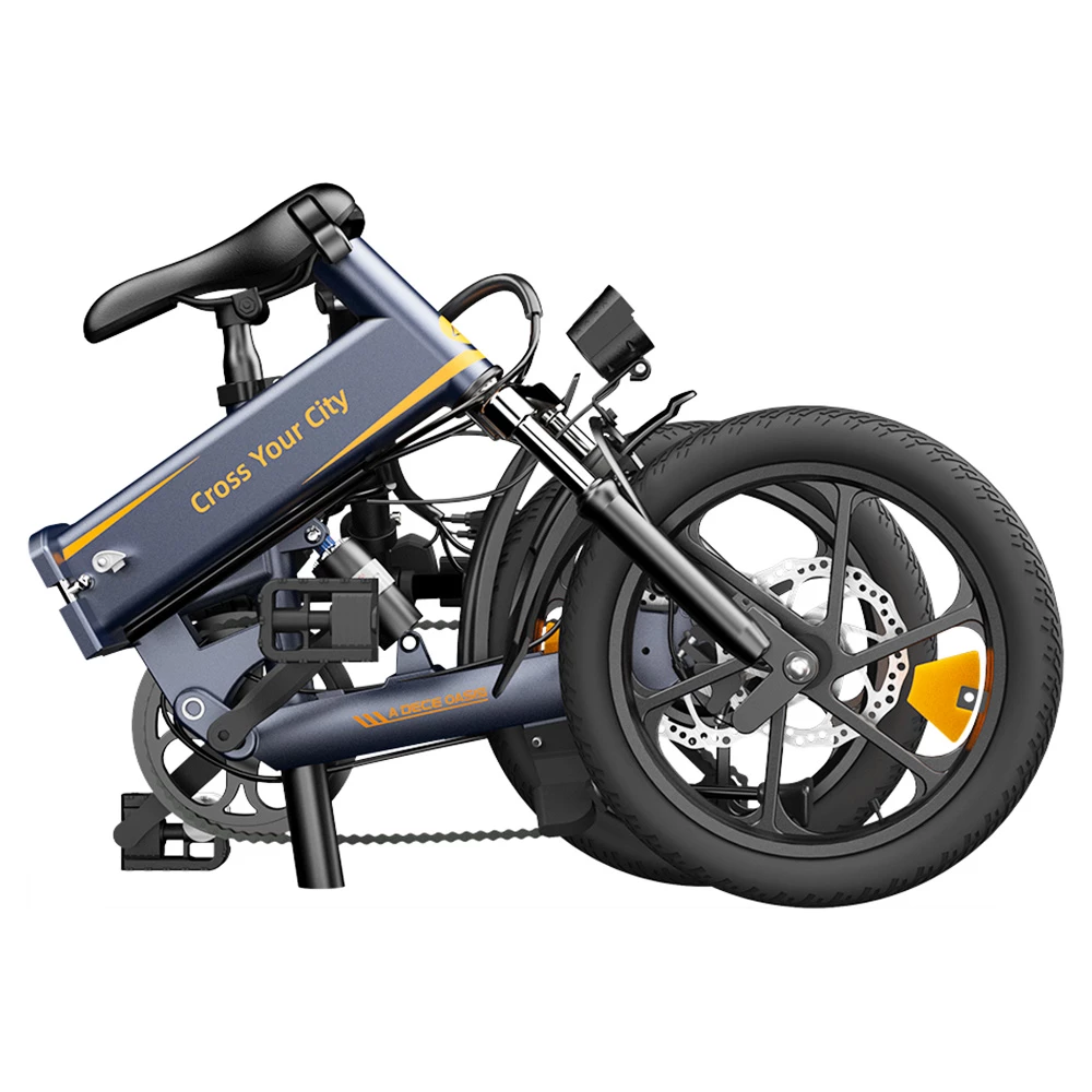 ADO A16 XE Folding Electric Bike 250W Geared Hub Motor 36V 7.5Ah Battery For 43 Mile Range 25km/h Max Speed - Grey 8 ADO A16 XE Folding Electric Bike 250W Geared Hub Motor 36V 7.5Ah Battery For 43 Mile Range 25km/h Max Speed - Grey - Image 6