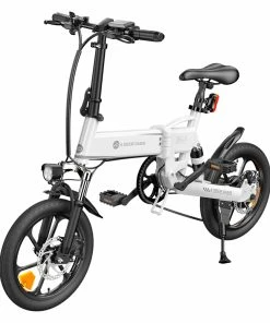 ADO A16 XE Folding Electric Bike 250W Geared Hub Motor 36V 7.5Ah Battery For 43 Mile Range 25km/h Max Speed - White -rockbros-shop ADO A16 XE Folding Electric Bike 250W Geared Hub Motor White 517838 4