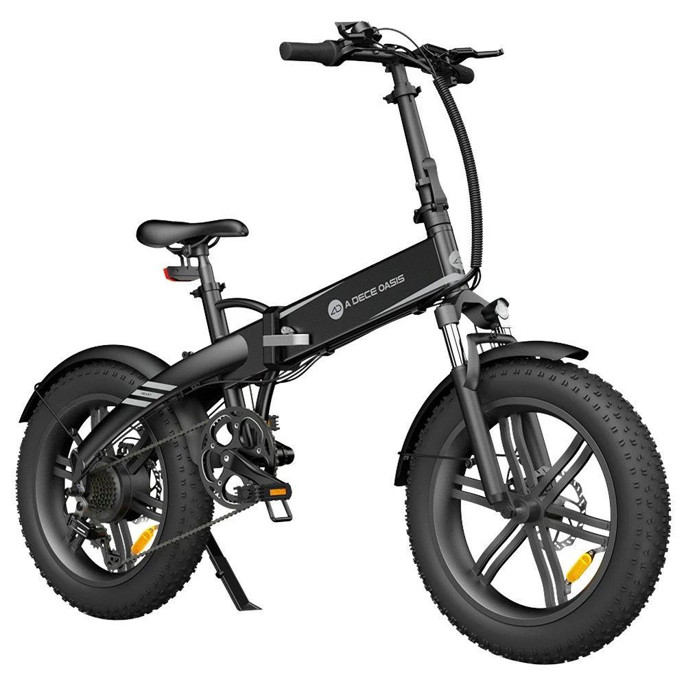 ADO A20F Beast Foldable E-Bike 20*4.0 Inch Fat Tire 250W Motor 25Km/h Speed 36V 14.5Ah Battery For 120KM Range Torque Sensor Shimano 7 Speed Dual Hydraulic Disc Brake IPX5 Waterproof IPS Color Display With ADO EBIKE App Control - Black 6 ADO A20F Beast Foldable E-Bike 20*4.0 Inch Fat Tire 250W Motor 25Km/h Speed 36V 14.5Ah Battery For 120KM Range Torque Sensor Shimano 7 Speed Dual Hydraulic Disc Brake IPX5 Waterproof IPS Color Display With ADO EBIKE App Control - Black - Image 4
