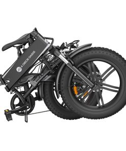 ADO A20F Beast Foldable E-Bike 20*4.0 Inch Fat Tire 250W Motor 25Km/h Speed 36V 14.5Ah Battery For 120KM Range Torque Sensor Shimano 7 Speed Dual Hydraulic Disc Brake IPX5 Waterproof IPS Color Display With ADO EBIKE App Control - Black -rockbros-shop ADO A20F Beast Foldable E bike Black 519486 4