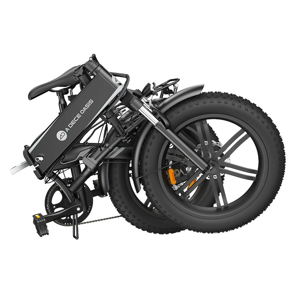 ADO A20F Beast Foldable E-Bike 20*4.0 Inch Fat Tire 250W Motor 25Km/h Speed 36V 14.5Ah Battery For 120KM Range Torque Sensor Shimano 7 Speed Dual Hydraulic Disc Brake IPX5 Waterproof IPS Color Display With ADO EBIKE App Control - Black 7 ADO A20F Beast Foldable E-Bike 20*4.0 Inch Fat Tire 250W Motor 25Km/h Speed 36V 14.5Ah Battery For 120KM Range Torque Sensor Shimano 7 Speed Dual Hydraulic Disc Brake IPX5 Waterproof IPS Color Display With ADO EBIKE App Control - Black - Image 5
