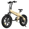 ADO A20F Beast Foldable E-Bike 20*4.0 Inch Fat Tire 250W Motor 25Km/h Speed 36V 14.5Ah Battery For 120KM Range Torque Sensor Shimano 7 Speed Dual Hydraulic Disc Brake IPX5 Waterproof IPS Color Display With ADO EBIKE App Control - Sand 2 ADO A20F Beast Foldable E-Bike 20*4.0 Inch Fat Tire 250W Motor 25Km/h Speed 36V 14.5Ah Battery For 120KM Range Torque Sensor Shimano 7 Speed Dual Hydraulic Disc Brake IPX5 Waterproof IPS Color Display With ADO EBIKE App Control - Sand -rockbros-shop ADO A20F Beast Foldable E bike Sand 519488 3