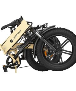 ADO A20F Beast Foldable E-Bike 20*4.0 Inch Fat Tire 250W Motor 25Km/h Speed 36V 14.5Ah Battery For 120KM Range Torque Sensor Shimano 7 Speed Dual Hydraulic Disc Brake IPX5 Waterproof IPS Color Display With ADO EBIKE App Control - Sand -rockbros-shop ADO A20F Beast Foldable E bike Sand 519488 4