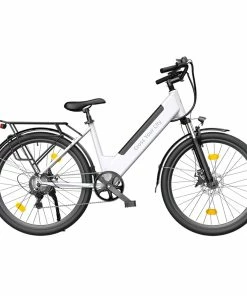 ADO A26S XE 26*1.95'' Step-through Electric Bike 36V 250W Brushless Gear Motor 10.4Ah Removable Battery 25km/h Max Speed