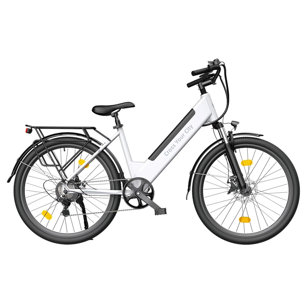 ADO A26S XE 26*1.95'' Step-through Electric Bike 36V 250W Brushless Gear Motor 10.4Ah Removable Battery 25km/h Max Speed 3 ADO A26S XE 26*1.95'' Step-through Electric Bike 36V 250W Brushless Gear Motor 10.4Ah Removable Battery 25km/h Max Speed
