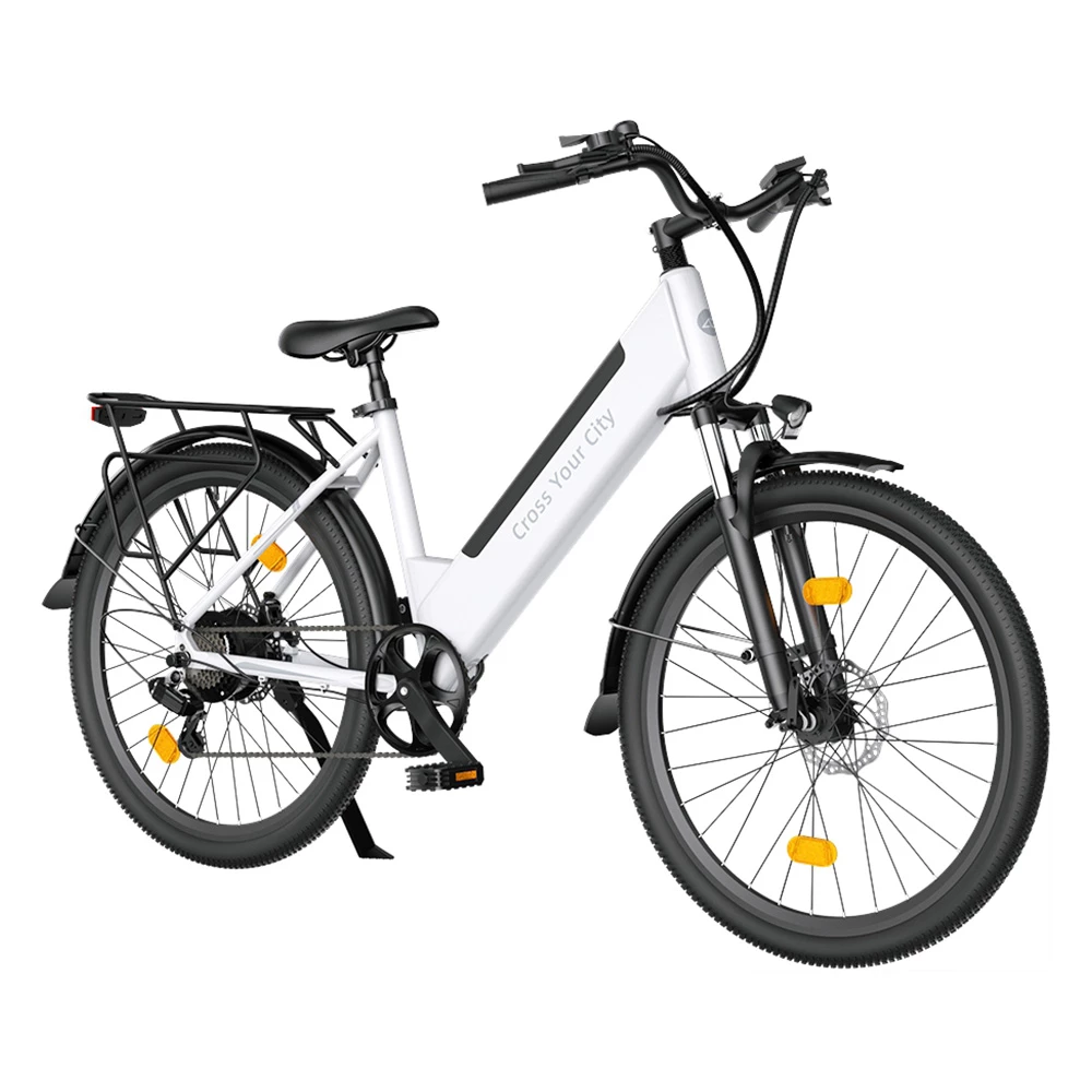 ADO A26S XE 26*1.95'' Step-through Electric Bike 36V 250W Brushless Gear Motor 10.4Ah Removable Battery 25km/h Max Speed 6 ADO A26S XE 26*1.95'' Step-through Electric Bike 36V 250W Brushless Gear Motor 10.4Ah Removable Battery 25km/h Max Speed - Image 4
