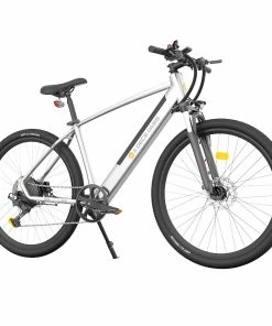 ADO D30 Electric Bicycle 250W Motor Max Speed 25km/h 36V 10.4AH 90km Max Range - Silver -rockbros-shop ADO D30 Electric Bicycle Silver 498083 2