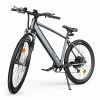 ADO D30C Electric Power Assist Bicycle 36V 10.4Ah Battery 250W Motor 27.5 Inch Tire 25Km/h Max Speed 90KM Mileage Shimano 9-Speed Gear Dual Hydraulic Disc Brakes - Gray -rockbros-shop ADO D30C 36V 10 4Ah Battery 250W Motor Electric Bike Grey 518398 2