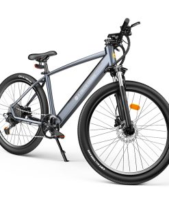 ADO D30C Electric Power Assist Bicycle 36V 10.4Ah Battery 250W Motor 27.5 Inch Tire 25Km/h Max Speed 90KM Mileage Shimano 9-Speed Gear Dual Hydraulic Disc Brakes - Gray -rockbros-shop ADO D30C 36V 10 4Ah Battery 250W Motor Electric Bike Grey 518398 5