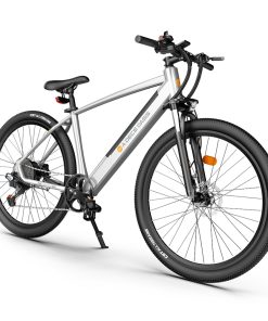 ADO D30C Electric Power Assist Bicycle 36V 10.4Ah Battery 250W Motor 27.5 Inch Tire 25Km/h Max Speed 90KM Mileage Shimano 9-Speed Gear Dual Hydraulic Disc Brakes - White -rockbros-shop ADO D30C 36V 10 4Ah Battery 250W Motor Electric Bike White 518399 2