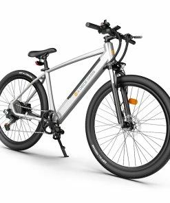 ADO D30C Electric Power Assist Bicycle 36V 10.4Ah Battery 250W Motor 27.5 Inch Tire 25Km/h Max Speed 90KM Mileage Shimano 9-Speed Gear Dual Hydraulic Disc Brakes - White -rockbros-shop ADO D30C 36V 10 4Ah Battery 250W Motor Electric Bike White 518399 2