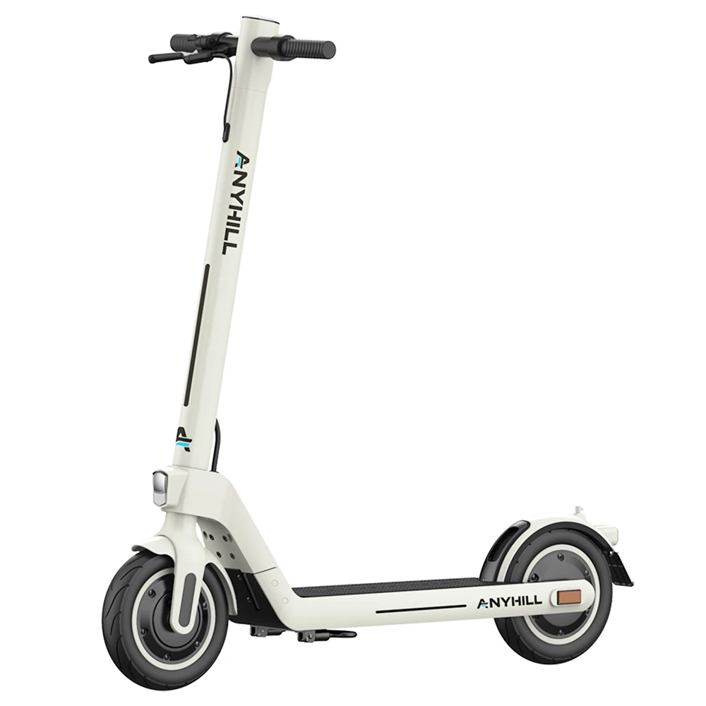ANYHILL UM-2 Electric Scooter 10'' Pneumatic Tire 36V 10Ah Battery Rated 450W Motor 31km/h Max Speed - White 3 ANYHILL UM-2 Electric Scooter 10'' Pneumatic Tire 36V 10Ah Battery Rated 450W Motor 31km/h Max Speed - White