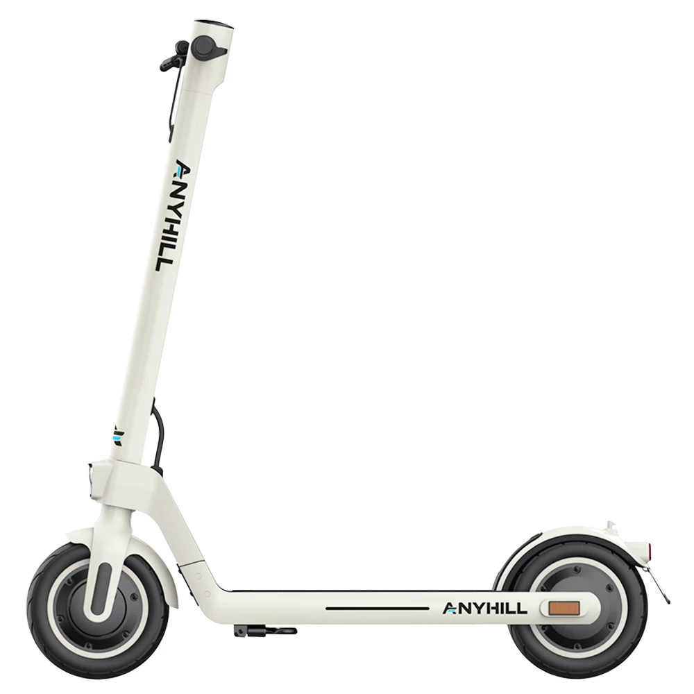ANYHILL UM-2 Electric Scooter 10'' Pneumatic Tire 36V 10Ah Battery Rated 450W Motor 31km/h Max Speed - White 4 ANYHILL UM-2 Electric Scooter 10'' Pneumatic Tire 36V 10Ah Battery Rated 450W Motor 31km/h Max Speed - White - Image 2