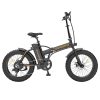 AOSTIRMOTOR A20 Folding Electric Bike 20*4.0 Fat Tire 36V 13Ah Battery 500W Motor 40km/h Max Speed - Black -rockbros-shop AOSTIRMOTOR A20 Folding Electric Bike Black 500488 0
