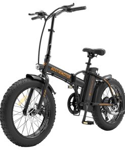 AOSTIRMOTOR A20 Folding Electric Bike 20*4.0 Fat Tire 36V 13Ah Battery 500W Motor 40km/h Max Speed - Black 4 AOSTIRMOTOR A20 Folding Electric Bike 20*4.0 Fat Tire 36V 13Ah Battery 500W Motor 40km/h Max Speed - Black -rockbros-shop AOSTIRMOTOR A20 Folding Electric Bike Black 500488 2