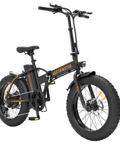 AOSTIRMOTOR A20 Folding Electric Bike 20*4.0 Fat Tire 36V 13Ah Battery 500W Motor 40km/h Max Speed - Black 5 AOSTIRMOTOR A20 Folding Electric Bike 20*4.0 Fat Tire 36V 13Ah Battery 500W Motor 40km/h Max Speed - Black -rockbros-shop AOSTIRMOTOR A20 Folding Electric Bike Black 500488 3